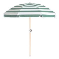 BASILBANGS 바질뱅스 Basil Bangs Luxury Umbrella - Sage Stripe BUP-21-0414