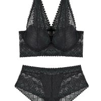 [라라누] Muse Comfort-Volume Bralette Set(Black)