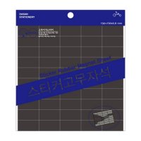 스티커 고무자석 30pcs 150x150mm STM-04 50X15