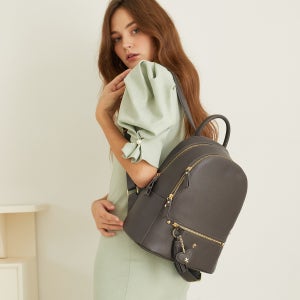 루나앤루나 아모르 여성 가죽백팩 그레이, 루나앤루나