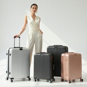 3중압축 폴리카보네이트 확장형 캐리어 64.5cm(24인치) 75.5cm(28인치)