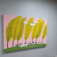 행운의기린그림 거실액자 -유명화가 두요김민정님의 20호 미술작품