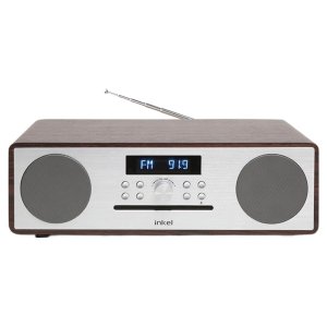 인켈 CD플레이어 겸 블루투스 오디오 스피커   Walnut IK-A370CD