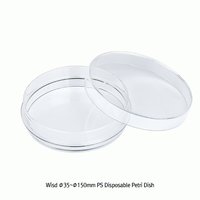 Wisd Φ35~Φ150mm PS Disposable Petri Dish, Sterile / 일회용 멸균 페트리디쉬, SL.Dis3001외