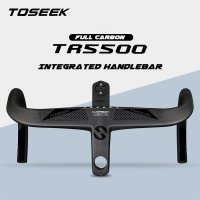 카본 로드 통합 자전거 핸들 바 28 자전거 컴퓨터 홀더 부품 TOSEEK-TR5500