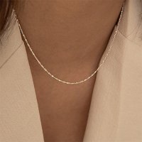 프리모떼 SILVER925 TWINKLE CHAIN NECKLACE PRN123