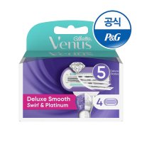 [P&G] 질레트 비너스 스월 면도날 4입