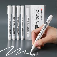 White Marker Pen Alcohol Paint Oily Waterproof Tire Painting Graffiti Pens Permanent Gel Pen for Fab