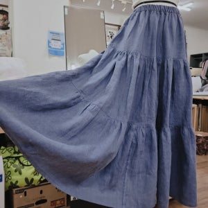 ♡바다를 닮은 티어드 스커트♡, 다시 봄!