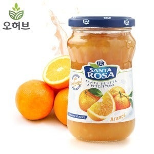 산타로사 오렌지마말레이드 350g 토스트 라떼 식빵 과일쨈