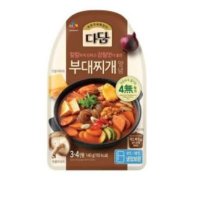 CJ 다담 부대찌개양념 140g 4개 (유통기한임박할인상품)