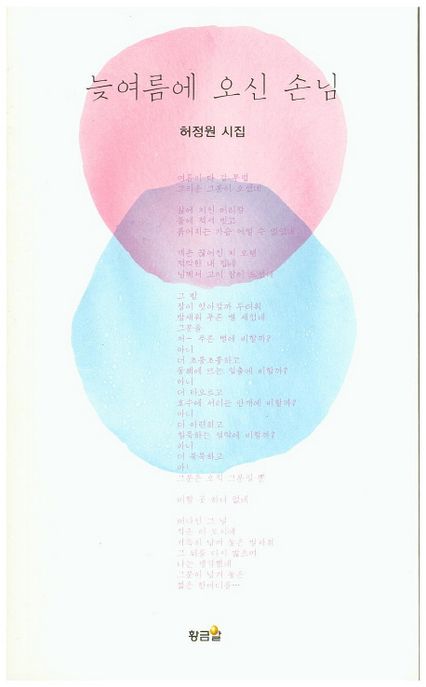 늦여름에 오신 손님 (허정원 시집)