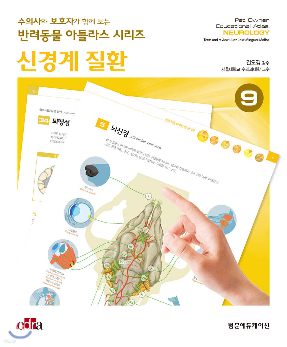 수의사와 보호자가 함께 보는 반려동물 아틀라스 시리즈 : 신경계 질환 (스프링)