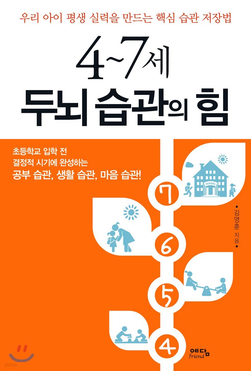4~7세 두뇌 습관의 힘 : 우리 아이 평생 실력을 만드는 핵심 습관 저장법