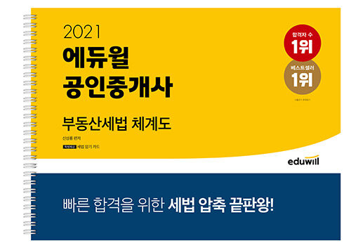 (2021 에듀윌) 공인중개사. 2차 : 부동산세법 체계도