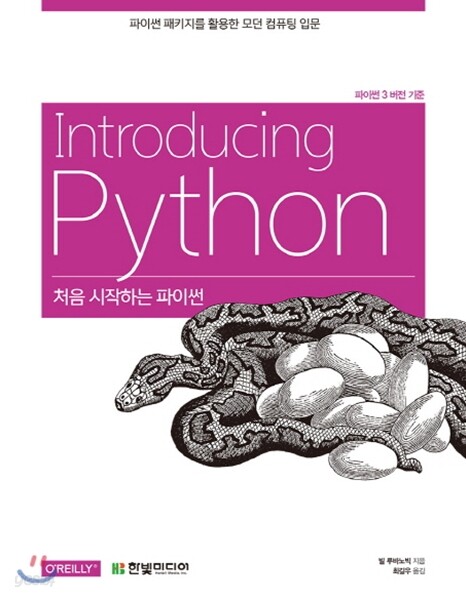 처음 시작하는 파이썬  : 파이썬 패키지를 활용한 모던 컴퓨팅 입문