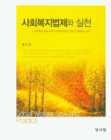 사회복지법제와 실천  : 사회복지사를 위한 사회복지법과 제도의 활용과 실무