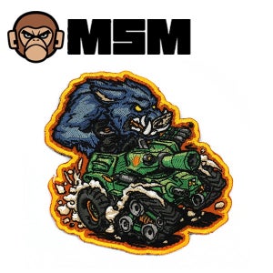 [MSM] WAR MACHINE BOAR1 MORALE PATCH (FULL COLOR) - [MSM] 워머신 보어1 모랄 패치 (풀컬러)