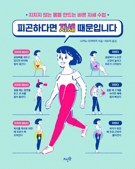 피곤하다면 자세 때문입니다 : 지치지 않는 몸을 만드는 바른 자세 수업 표지