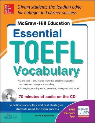 McGraw-Hill Education Essential Vocabulary for the Toefl(r) Test with Audio Disk