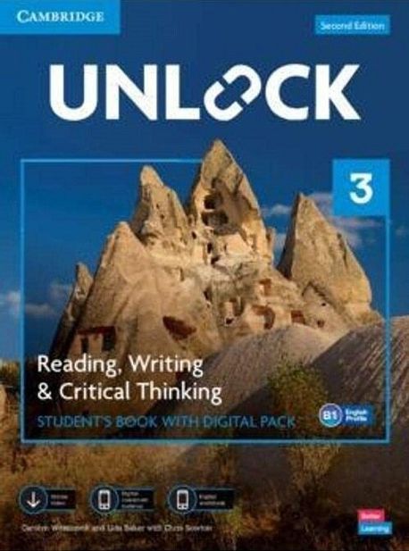 Unlock Level 3 Reading, Writing, & Critical Thinking Student’s Book, Mob App and Online Workbook w/ Downloadable Video (Includes Mobile App)