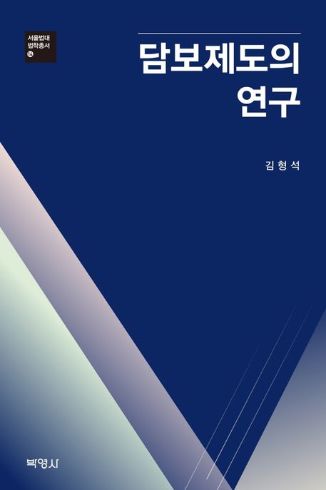 담보제도의 연구 / 김형석 지음