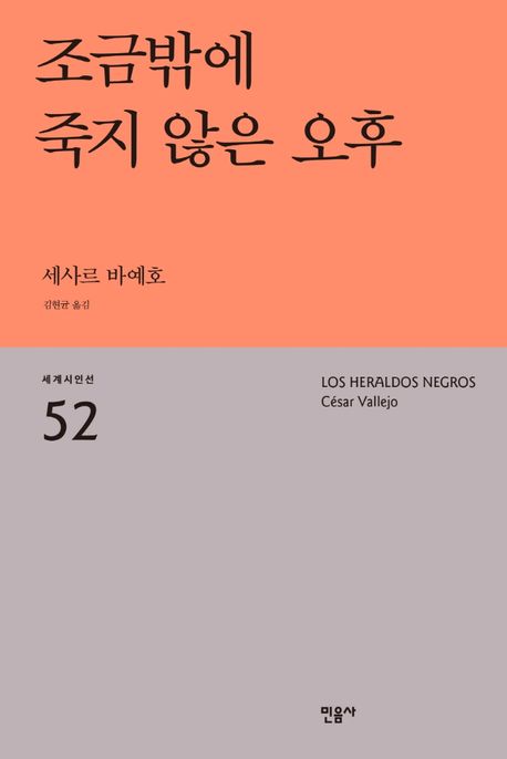 조금밖에 죽지 않은 오후 표지