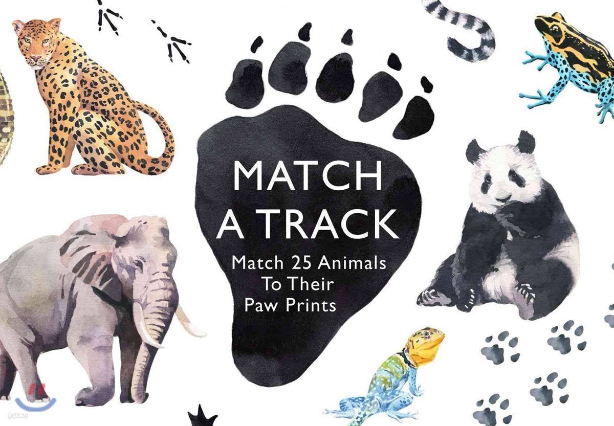 Match a Track (Match 25 Animals to Their Paw Prints)