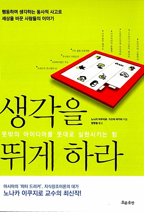 생각을 뛰게 하라 : 뜻밖의 아이디어를 뜻대로 실현시키는 힘 / 노나카 이쿠지로 ; 가쓰이 아키...