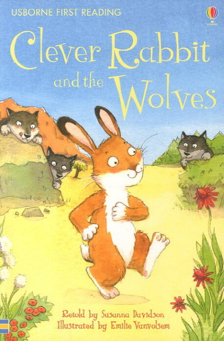 Clever rabbit and the wolves