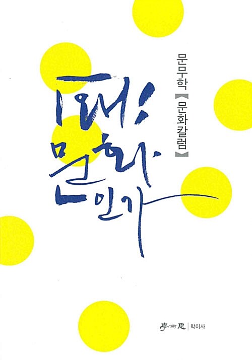 왜! 문화인가- [전자책] : 문무학 문화칼럼