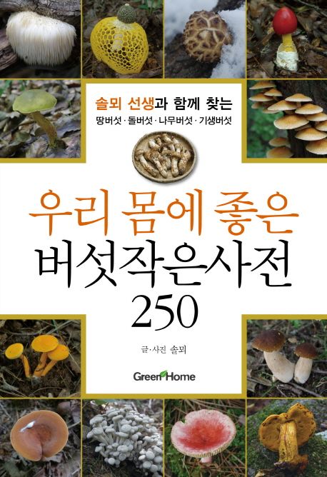 우리 몸에 좋은 버섯작은사전 250: 솔뫼 선생과 함께 찾는 땅버섯·돌버섯·나무버섯·기생버섯