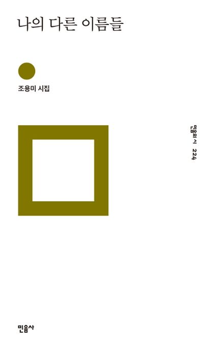 나의 다른 이름들  : 조용미 시집