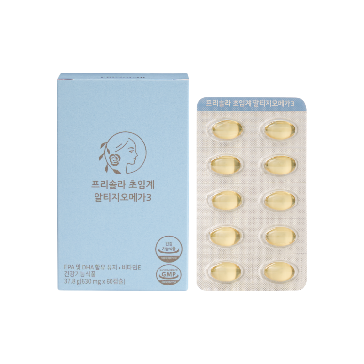[<b>프리솔라</b>] 초임계 알티지 <b>오메가3</b> 식물성 캡슐 KD PVDC