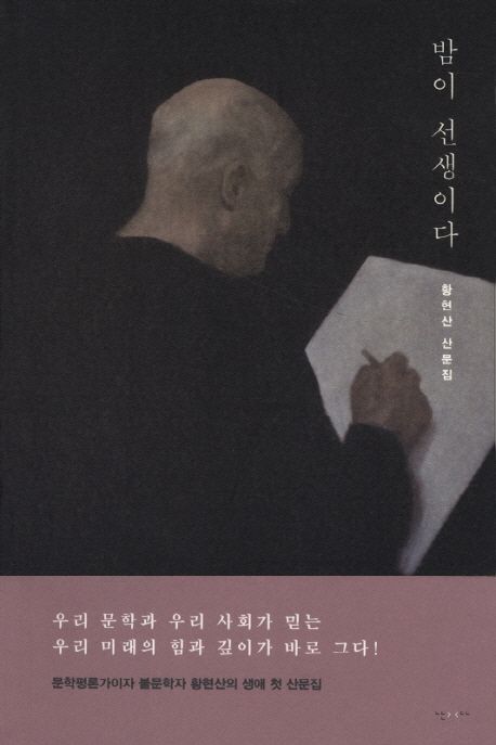 밤이 선생이다 (황현산 산문집) 표지