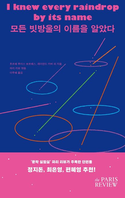 모든 빗방울의 이름을 알았다= I knew every raindrop by its name 표지