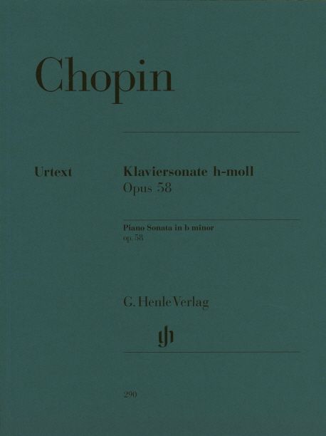 Klaviersonate h-moll Opus 58.  - [score] / Frederic Chopin; Herausgegeben von Ewald Zimmer...