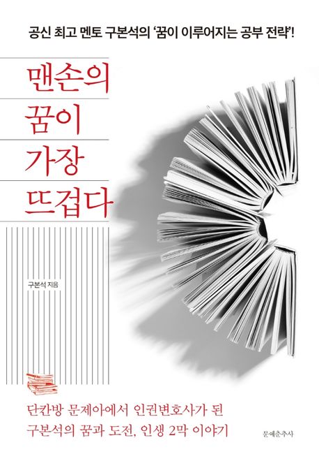 맨손의 꿈이 가장 뜨겁다 - [전자책]  : 단칸방 문제아에서 인권변호사가 된 구본석의 꿈과 도전...