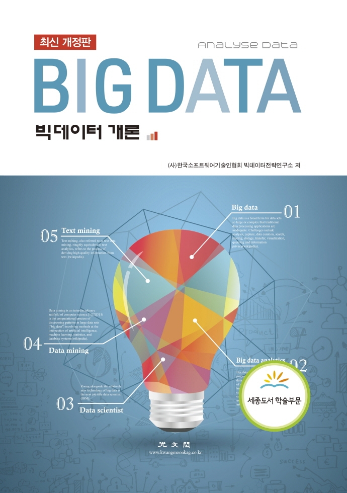 빅데이터 개론 = Big data : analyse data 