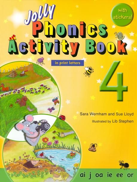 Jolly Phonics Activity Book 4 (in print letters) (정자체 (in print letters))