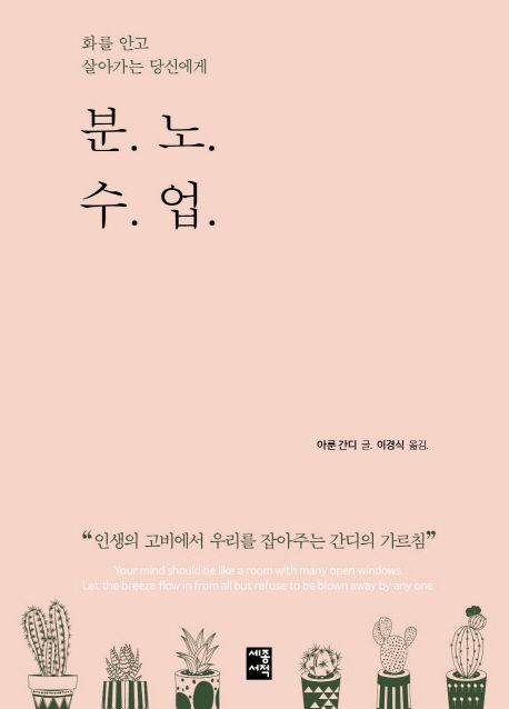 분노수업 : 분노를 긍정의 힘으로 바꾸는 간디의 11가지 지혜