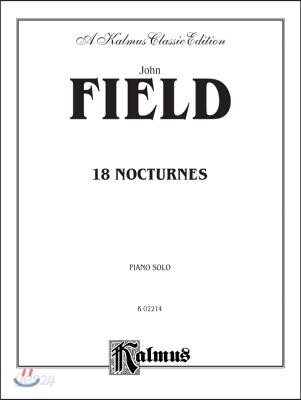 18 Nocturnes : piano solo.  - [score]