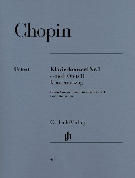 Klavierkonzert Nr.1 e-Moll Opus 11 - [score]