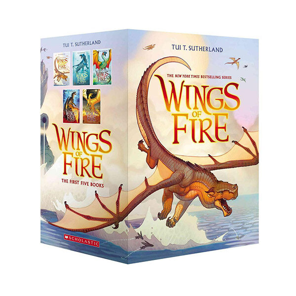Wings of Fire Boxset, Books 1-5 (Wings of Fire)(Paperback) (The Dragonet Prophecy / The Lost Heir / The Hidden Kingdom / The Dark Secret / The Brightest Night)