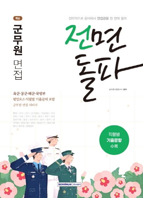 2021 전면돌파 군무원 면접 (육군·공군·해군·국방부 평정요소·직렬별 기출문제 포함)