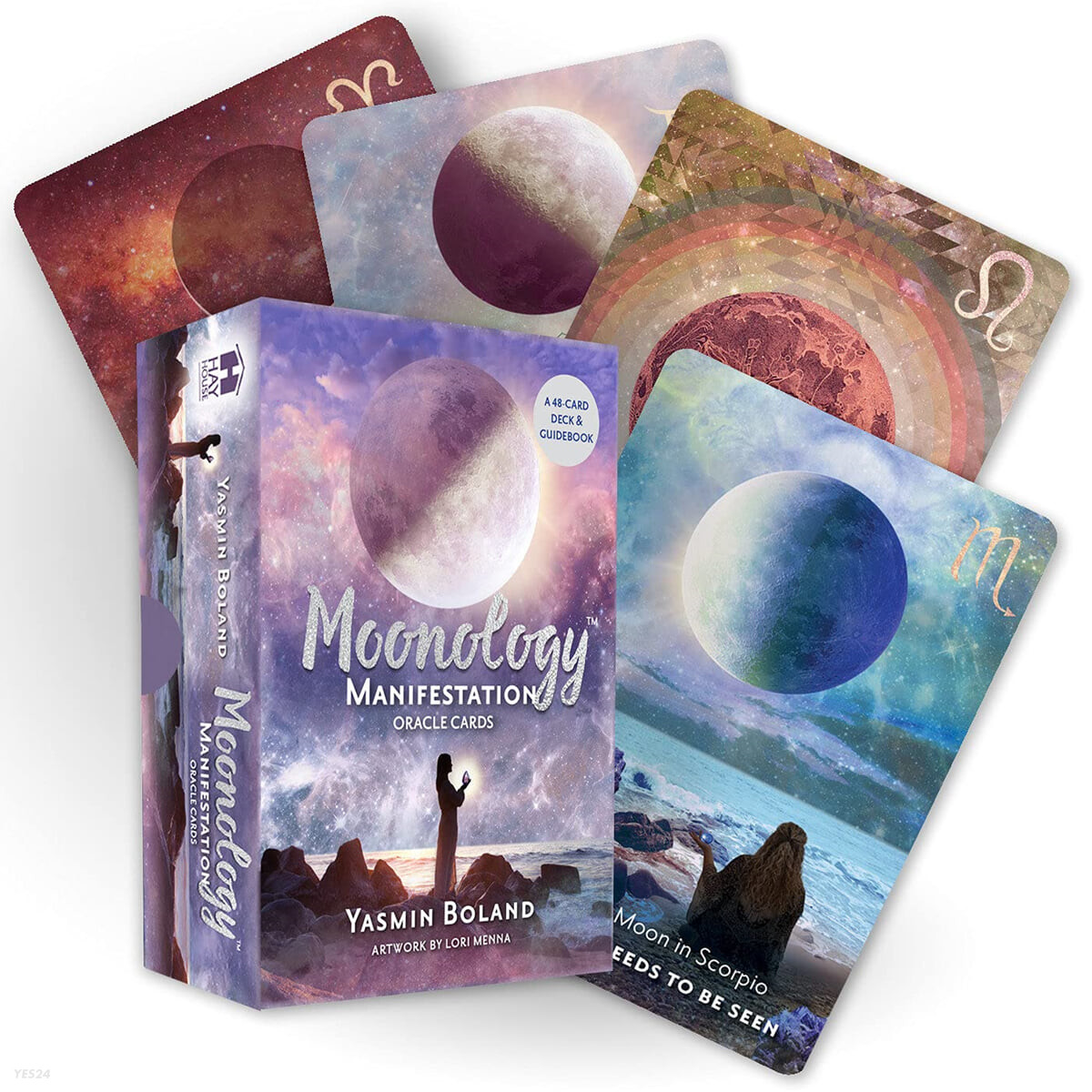 Moonology (TM) Manifestation Oracle (A 48-Card Deck and Guidebook)