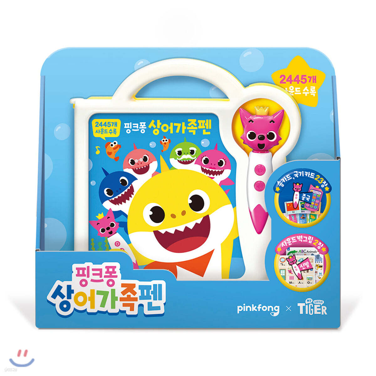 핑크퐁 상어가족펜 (2445개 사운드 수록 | 한글 영어 말문 트기)