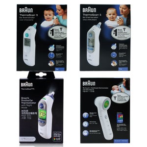 브라운 [브라운 공식] 귀 체온계 IRT-6030 IRT-6525KO IRT-6510 비접촉식 BNT-400