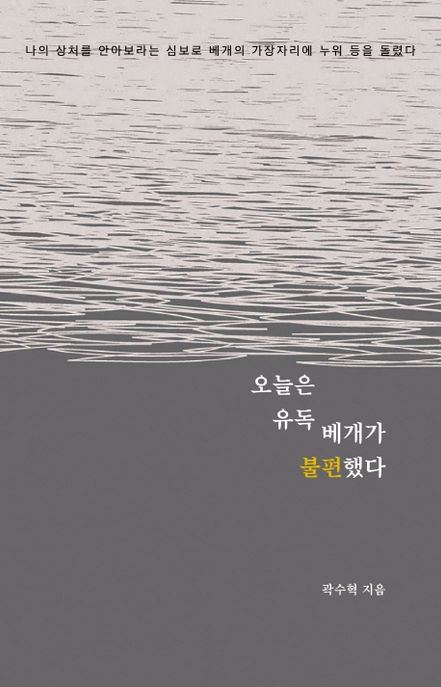 오늘은 유독 베개가 불편했다 (나의 상처를 안아보라는 심보로 베개의 가장자리에 누워 등을 돌렸다)
