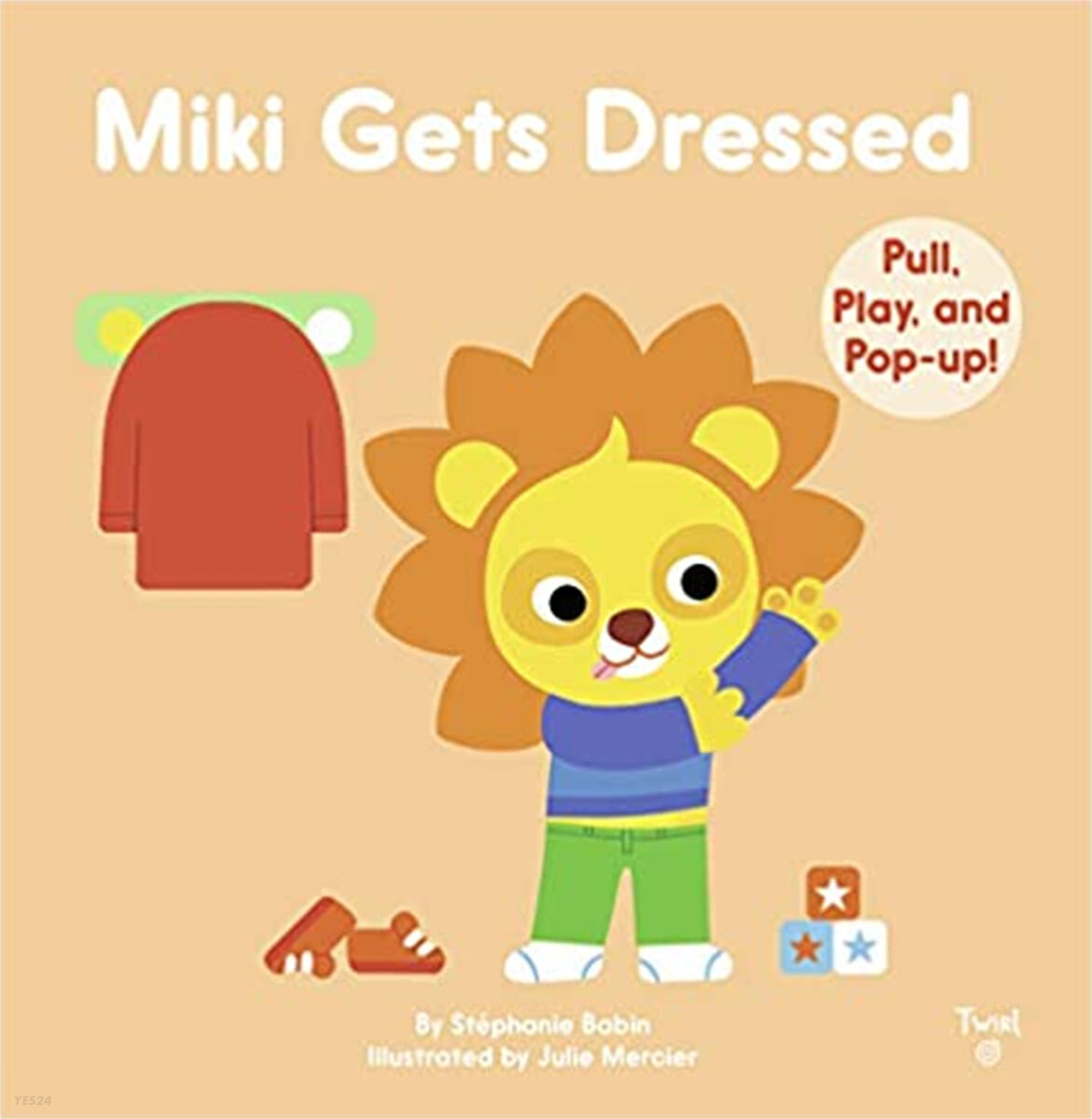 Miki gets dressed: pull, play, and pop-up!